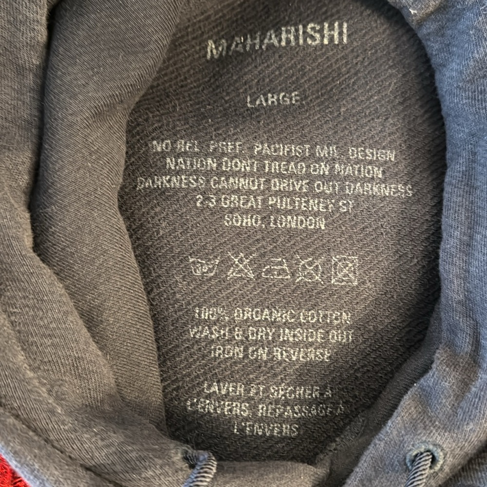MAHARISHI Hoodie - L - Picture 10 of 10